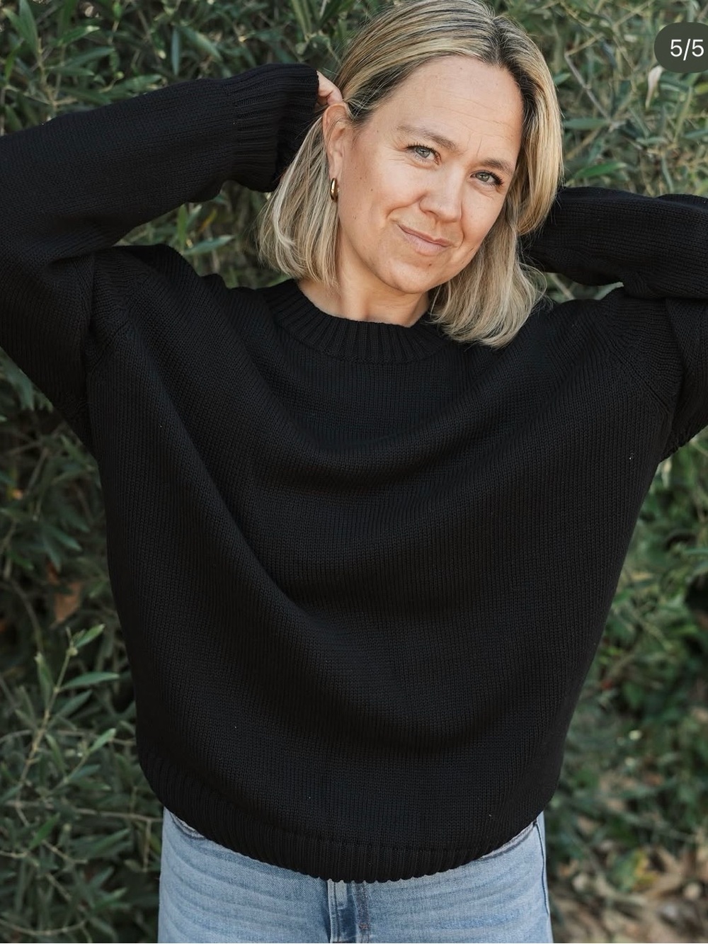Carly Jean Ryan Sweater - Black